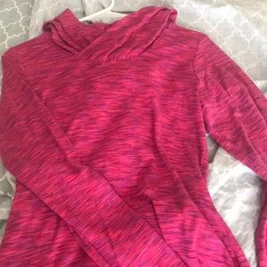 Long sleeve hooded shirt